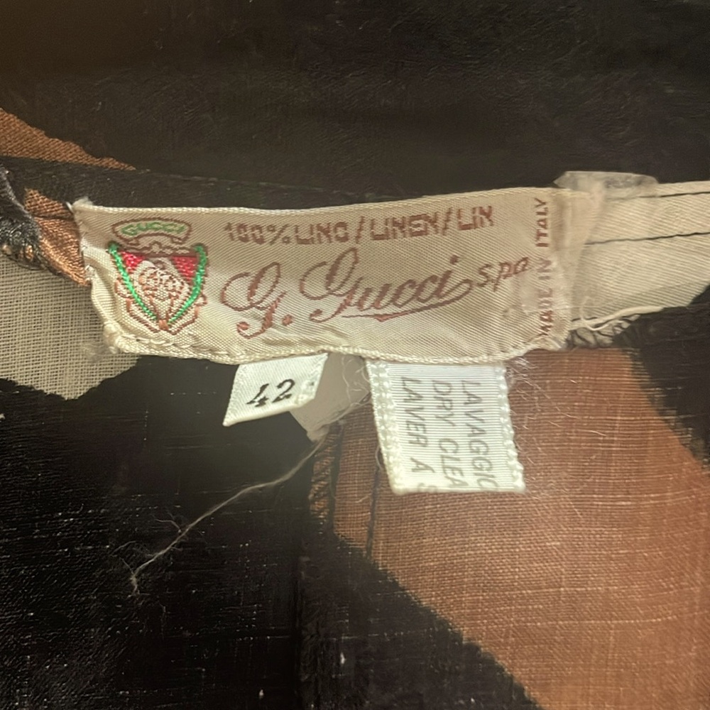 G Gucci linen dress